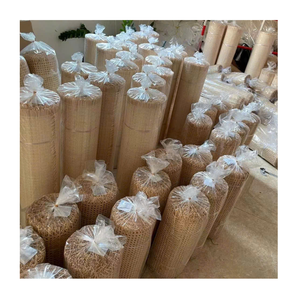 Malla de Ratán Natural Tejida, Lámina de Mimbre Cuadrada Blanca para Muebles, Puertas de Armarios, Respaldos de Sillas, Decoración de Interiores - Product Image 6