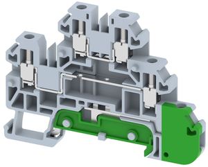 Bloc de bornes en alliage de cuivre à connexion par vis en céramique TQ2.5-2T+E 500V 800V - Product Image 1