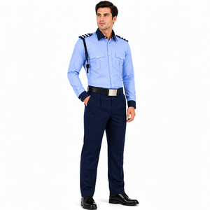Uniforme de Seguridad Unisex de Alta Calidad, Chaqueta de Poliéster/Algodón, Ajuste Cómodo, Costuras Duraderas, Apariencia Profesional - Product Image 1