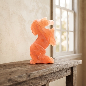 Hand Carved Himalayan Pink Salt Horse Shape Lamp Natural <b>Crystal</b> Table Light for Bedroom Living Area - Product Image 6