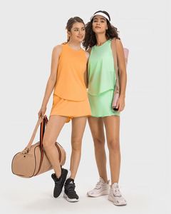 Vêtements de sport pour femmes, logo personnalisé, tissu respirant, séchage rapide, vêtements de sport pour la salle de sport, le fitness, le yoga, débardeur pour femmes - Product Image 5