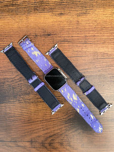 Nueva correa de reloj de cuero de vaca genuina occidental con estampado de vaca lindo con pelo en bandas metálicas correas de reloj personalizadas regalos bohemios para ella - Product Image 3