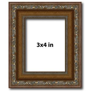 Premium Classic <b>Antique</b> Design Gold Ornate Photo <b>Frame</b> with Carved Border for Elegant Home Living Room And Office Tabletop Decor - Product Image 1