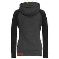 Premium Kalite Kadın Günlük Kapüşonlu Sweatshirtler Özel Büyük Beden Kışlık Dokuma %100 Polyester Düz Astarlı Cepli Uzun Kollu Önü Açık
