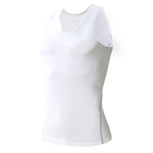 Débardeur blanc sans manches pour homme, col rond, tricoté uni, style décontracté et respirant 2026 - Product Image 4