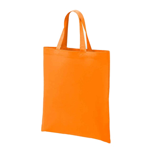 Sac de courses réutilisable en toile de coton avec poignées courtes, durable et écologique - Product Image 3