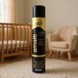 Laca en Aerosol Negra de 520cc para el Cuidado y Peinado del Cabello de Bebés - Product Image 2