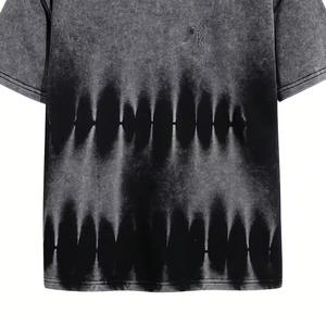 T-shirt ample et décontracté pour homme en coton tricoté 100% avec effet délavé, style streetwear, confortable pour le quotidien - Product Image 6