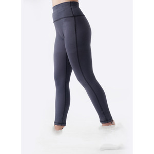 Leggings sin costuras de cintura alta, pantalones de yoga hasta el tobillo, leggings de spandex de color sólido, pantalones de yoga de nailon para mujer - Product Image 2