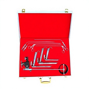 Juego de Instrumentos para Cirugía Microlaringea de Acero Inoxidable, Herramientas Quirúrgicas Microlaringeas ORL, Kit de Operación de Laringología Reutilizable - Product Image 3