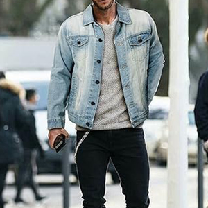 Veste en jean d'hiver pour homme, design personnalisé OEM, streetwear décontracté, imperméable, veste en jean sur mesure de haute qualité - Product Image 6