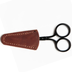 Mini ciseaux en acier à haute teneur en carbone, lames affûtées recouvertes de papier noir, mini ciseaux de couture pour la beauté - Product Image 5