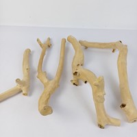 Nouveautés 2026 : Support d'activités en bois de café (bois de Java) pour oiseaux, accessoires pour perroquets, vente en gros, du fabricant vietnamien