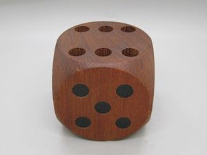Juego de Dados de Ludo de Madera Tradicional, Natural, Duradero, Liso y Pulido, Juegos de Mesa Clásicos para Reuniones Familiares y Diversión - Product Image 2