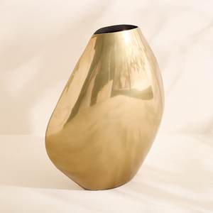 Jarrón de Piso Metálico Dorado Art Deco Moderno, Hecho a Mano, Resistente al Óxido, para Sala de Estar de Lujo y Decoración Interior Contemporánea - Product Image 1