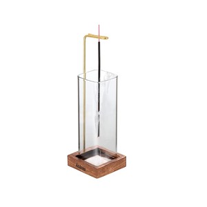 Porte-encens en bambou avec grille en acier inoxydable - Vente en gros écologique - Product Image 1