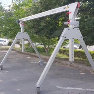 <span class=keywords><strong>200kg</strong></span> 400kg 500kg 1t 2t 3t 5t אלומיניום אור מטלטלין נייד מתכוונן גובה מיני מתקפל נייד Gantry מנוף למכירה - Product Image 2