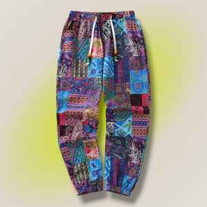 Pantalones Deportivos Ligeros Estampados para Hombre al por Mayor |   Pantalones Casuales de Verano de Corte Holgado con Bolsillos - Product Image 3