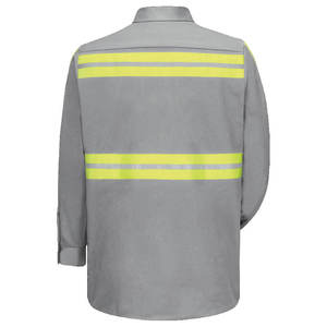 Camiseta de Seguridad de Alta Visibilidad Relevo Industries, Verde con Cinta Reflectante, Bolsillo, Ropa de Trabajo, Manga Corta para Hombre, Logotipo ANSI Clase 2 EN - Product Image 5