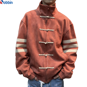 Nuevo Producto en Oferta, Chaqueta de Cuello Alto con Botones Planos para Hombre, Chaqueta Holgada con Bolsillos, Chaqueta de Invierno Moderna para Hombre - Product Image 1