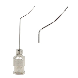 Spatulated Irrigating Cannula 26G Ophthalmic Irrigation Cannula Flat Spatula Tip Eye Surgery Instrument Stainless Steel - Product Image 2