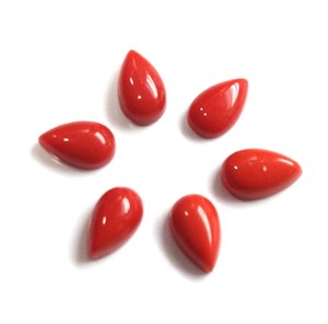 Perle de corail rouge naturel, pierre précieuse en vrac de 20 carats, certifiée par un tiers, pour la fabrication de bijoux, fournisseur en gros de bijoux faits à la main - Product Image 4