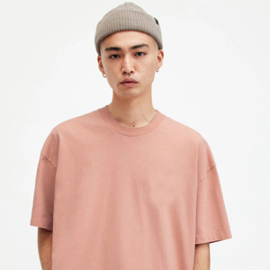 T-shirt Homme 100% Coton Oversize Streetwear Grammage Lourd 300 GSM Vintage Délavé à l'Acide Impression Logo Personnalisé Fournisseur OEM Vente en Gros - Product Image 4