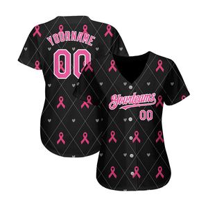 Camiseta de Béisbol Personalizada para Hombre, Manga Corta, Estampado de tu Equipo, Poliéster Transpirable, Corte Regular, Todas las Temporadas, Cierre de Botones - Product Image 3