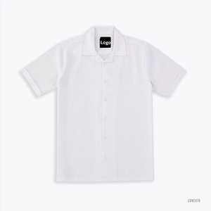เสื้อเชิ้ตคิวบา แขนสั้น ผ้าป๊อปลิน ระบายอากาศได้ดี สำหรับผู้ชาย กระดุมติดแบบลำลอง เหมาะสำหรับฤดูร้อน มีสีขาว สีเขียวเซจ สีกากี - Product Image 5