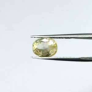 Zafiro amarillo ovalado natural de 3.81 quilates de Sri Lanka, piedras sueltas para la fabricación de joyas y anillos, tabla Ratti 4.25 YOPK-178 - Product Image 3