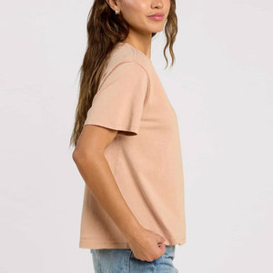 T-shirts pour femmes à manches courtes au design unique, en coton, t-shirts pour femmes à demi-manches - Product Image 3
