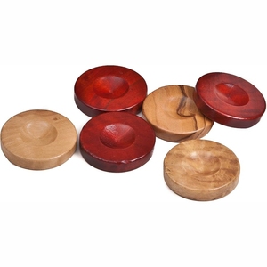 Piezas de Ajedrez de Madera Redondas de Repuesto, Discos de Juego de Madera Maciza, Directo de Fábrica, para Juego de Mesa Familiar Clásico, Backgammon - Product Image 1