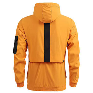 <b>Men</b> Premium Hooded Lightweight Winter Windbreaker <b>Jacket</b> Casual Outdoor Waterproof Soft Comfortable Modern Regular Fit Outerwear - Product Image 2