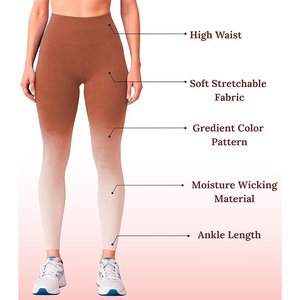 Leggings de mujer de cintura alta con diseño cruzado y retorcido en la parte delantera, pantalones de yoga para gimnasio, que favorecen la figura y ocultan la barriga. - Product Image 4