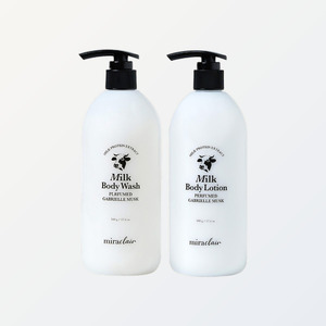 Produits de beauté pour le corps Miracleare Milk Body Set Parfumé Gabriel Musk 500g + 500g Beauté adulte femme photos du corps - Product Image 6