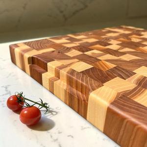 Planche à découper en bois d'acacia de qualité supérieure, épaisse, résistante au lave-vaisselle, pour la viande, les légumes, les fruits, le fromage et l'utilisation en cuisine - Product Image 6