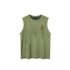 Débardeur Homme Solide et Élégant, Coupe Slim, Col Rond, Design Uni, Léger et Confortable pour le Quotidien et le Streetwear - Product Image 4
