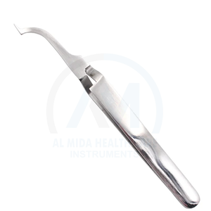 Surgical Suture Tweezers With Hole Serrated Tip For General Surgery Manual <b>Instrument</b> CE Certified Class I - Product Image 1