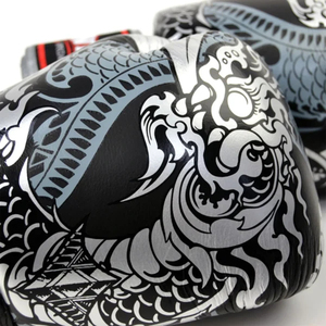Customized Manufacturer Twins Sparring Boxing Gloves Adjustable Hook Loop Screen Printed Kickboxing Training Adults <b>Strap</b> Gloves - Product Image 6
