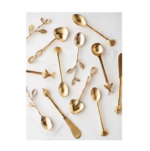 Handmade Metal Coffee Tea Spoon Stainless Steel Sugar Spoon Dessert Spoon Kitchen Table Elegant Finish - Product Image 6