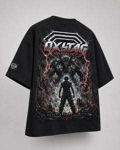 เสื้อยืดกราฟิกพรีเมียมสั่งทำพิเศษ ทรงโอเวอร์ไซส์ ลายอนิเมะ ผ้าคอตตอนหนานุ่ม สไตล์วินเทจ ไหล่ตก สตรีทแวร์ เสื้อยืดออกกำลังกายสำหรับผู้ชาย ผลิตโดยโรงงาน - Product Image 4