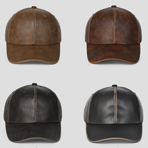 Gorra de Béisbol Unisex, Elegante, 100% Cuero Genuino, Ajustable, Moderna, para Exteriores - Product Image 1