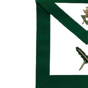 Delantal Masónico de Cuero con Cuentas Bordadas de Alta Calidad Hecho a Medida para Maestros Masones, Resistente al Agua, Diseño Vintage - Product Image 5