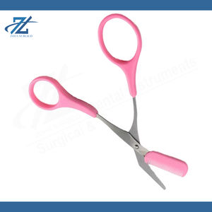 Tijeras para Cejas Curvas de Alta Calidad al Mejor Precio, de Acero Inoxidable con Mango de Plástico, para Depilación, Modelado y Corte - Product Image 5