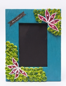 Oval Quilled Wood Vertical Customized Shape Photo Frame Floral Butterfly Decorative Handmade High Quality Home Decor Customised - Product Image 6