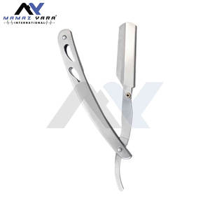 Premium Barber Salon Professional Stainless Steel Straight <b>Edge</b> Shaving Razor Grooming Tool for Mens Beard, Hairline Mustache - Product Image 4