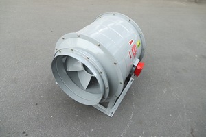 Ventilateur axial à entraînement direct APL-7-6.5D fabriqué au Vietnam pour la pressurisation des escaliers, en acier SS400 avec cadre de base - Product Image 5