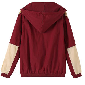 Chaqueta Cortavientos Ligera con Logotipo Personalizado, Chaqueta Cortavientos de Color Sólido en Venta - Product Image 2