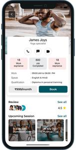Book certified fitness <b>trainers</b>, compare profiles, schedule sessions, pay securely, and track your fitness progress. - Product Image 3