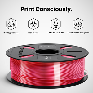 Numakers meilleure qualité 1.75mm PLA soie rouge tiges en plastique 1kg Filament d'impression 3D - Product Image 3